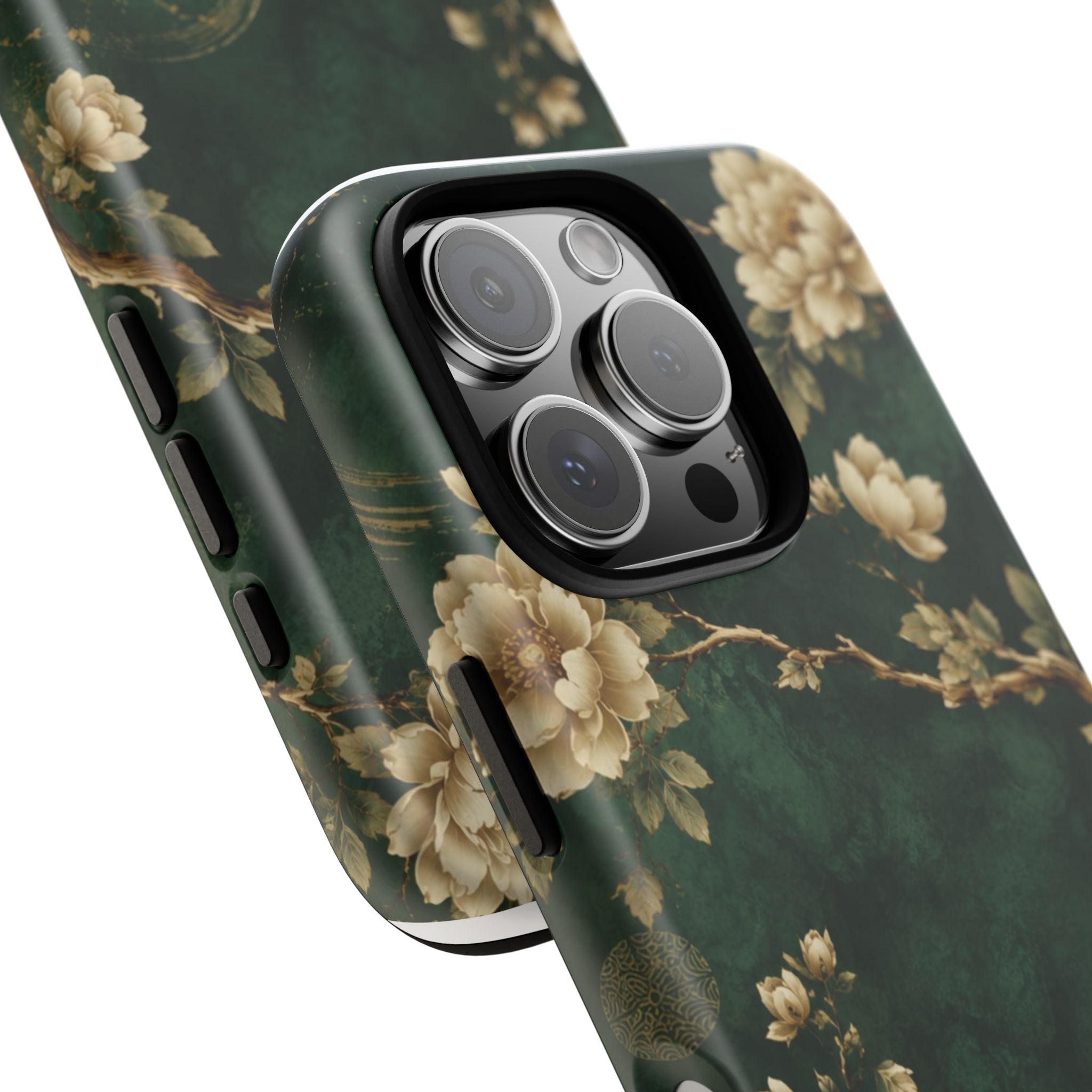 Floral Jade Tough Phone Case