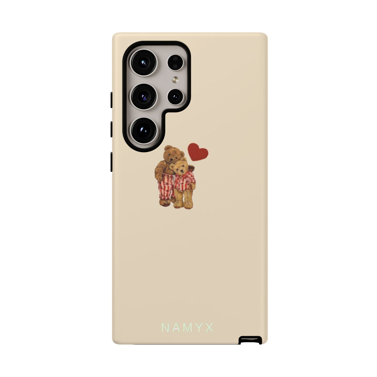 Teddy Heart Phone Case — Cute Vintage Plush Bear Protective iPhone Case