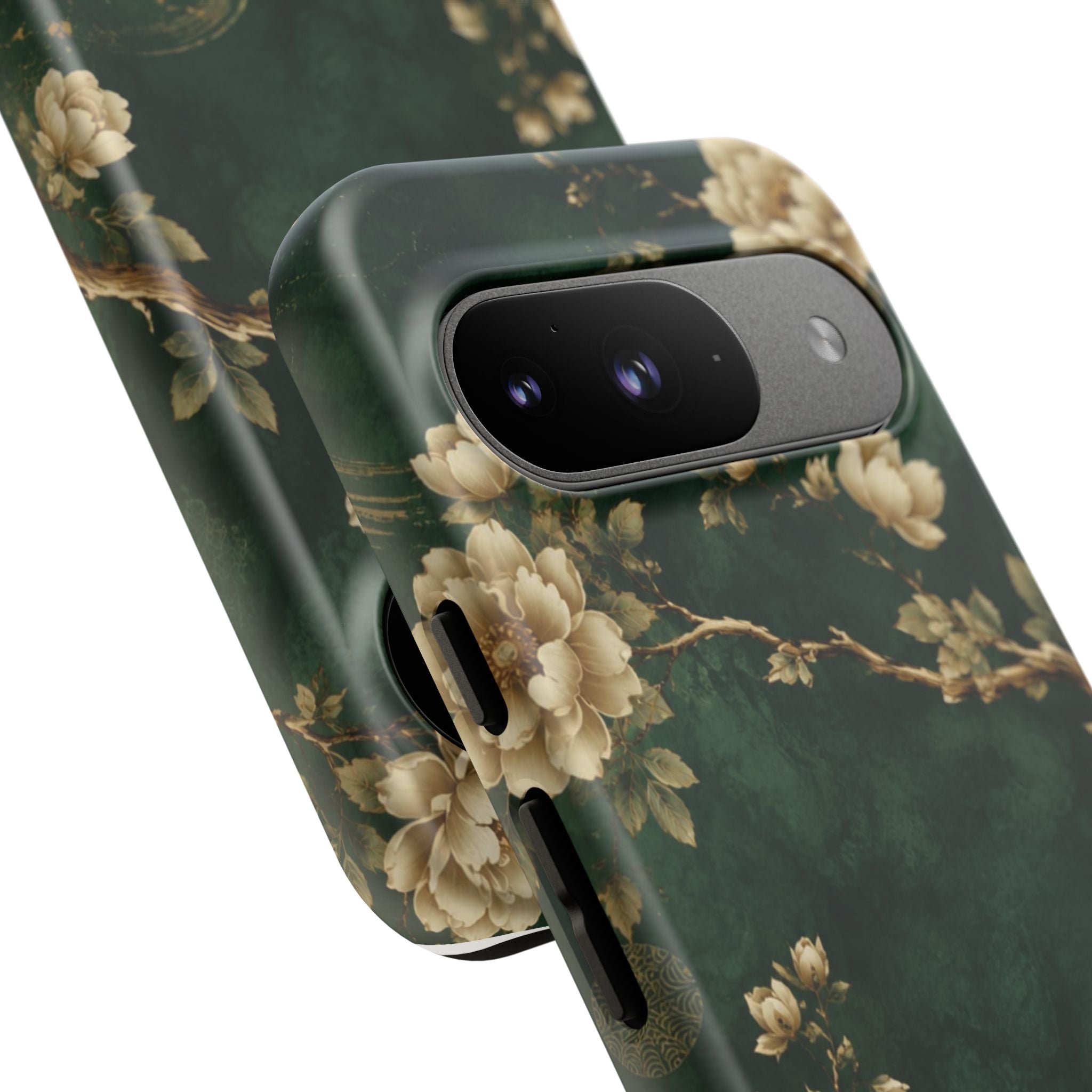 Floral Jade Tough Phone Case