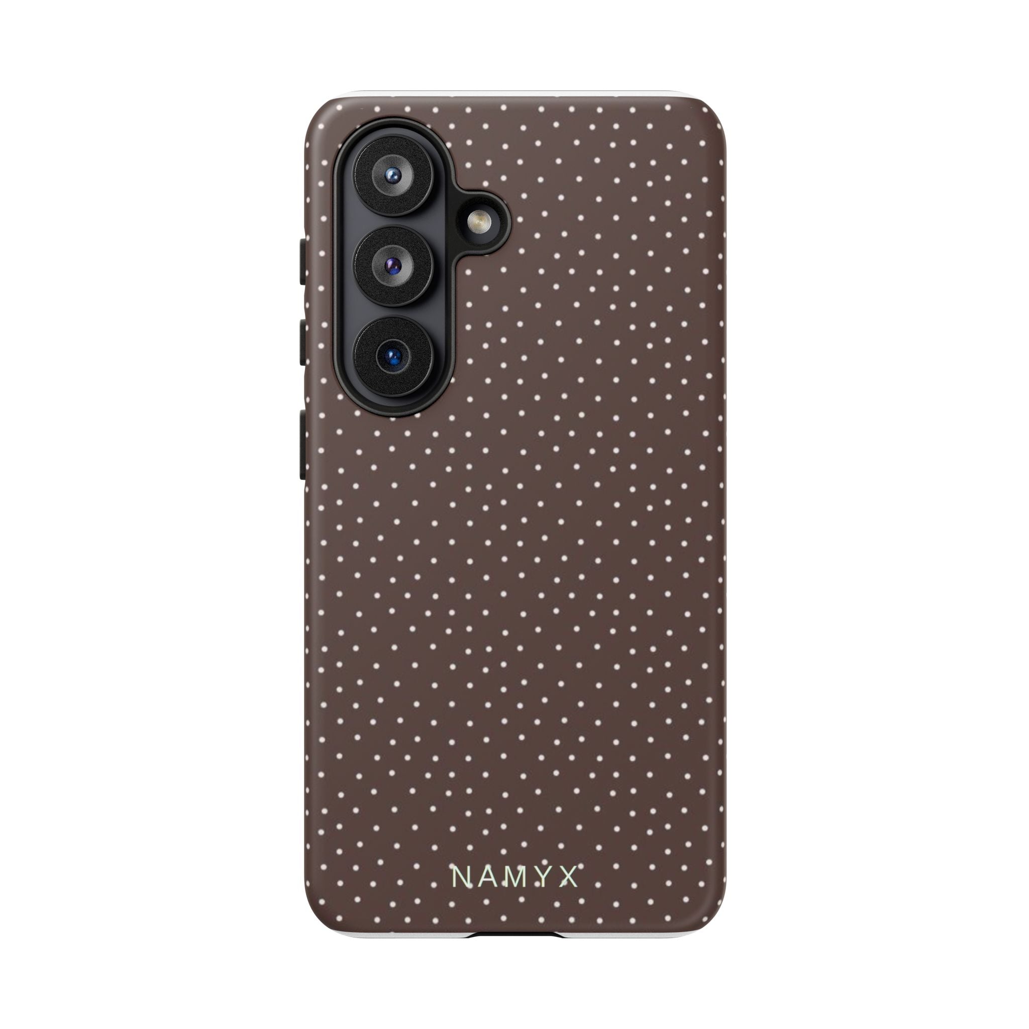Brown Polka Dot Tough Phone Case - Slim Protective iPhone Cover