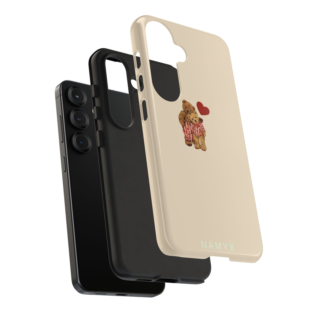 Teddy Heart Phone Case — Cute Vintage Plush Bear Protective iPhone Case