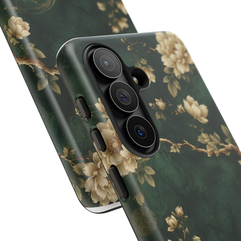 Floral Jade Tough Phone Case