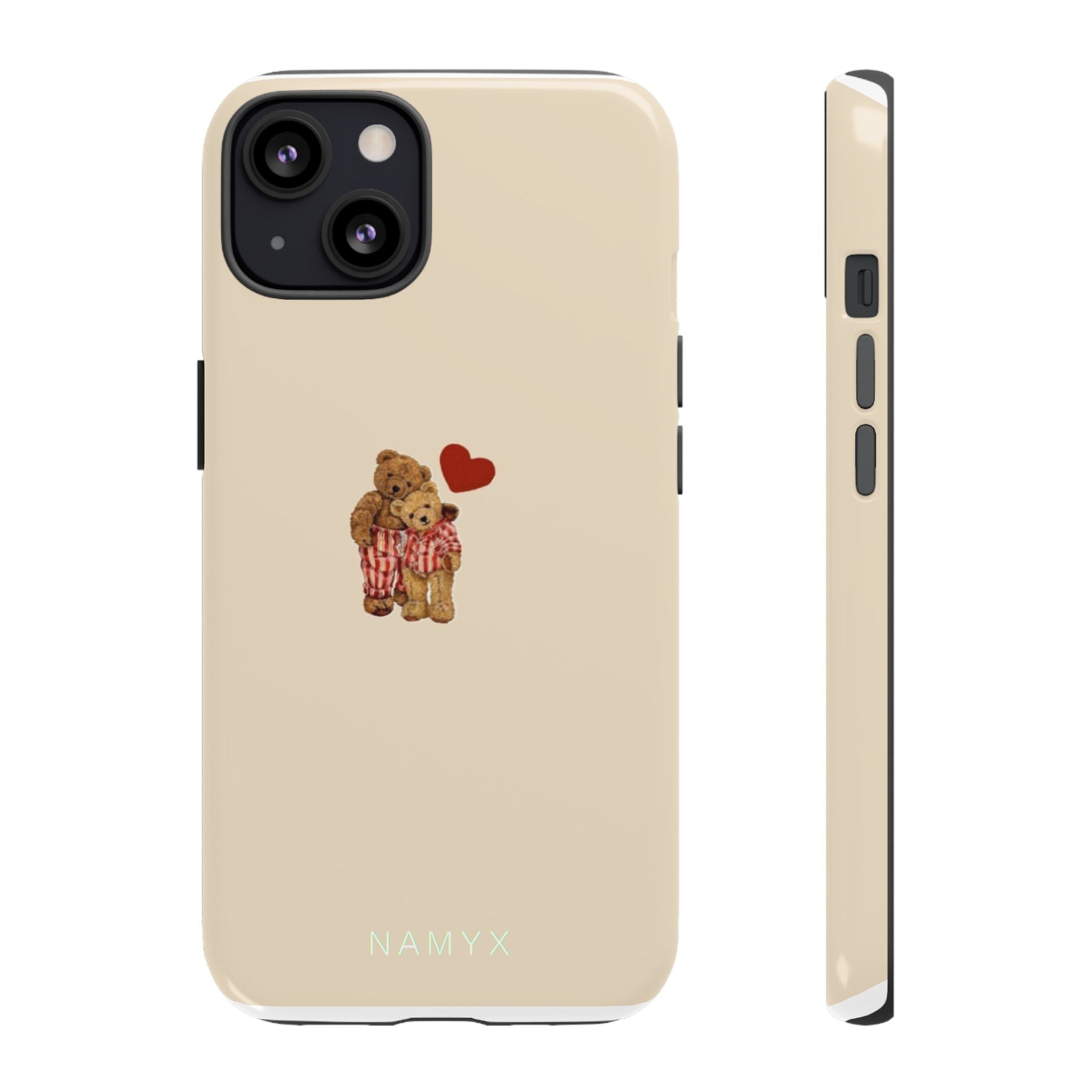 Teddy Heart Phone Case — Cute Vintage Plush Bear Protective iPhone Case