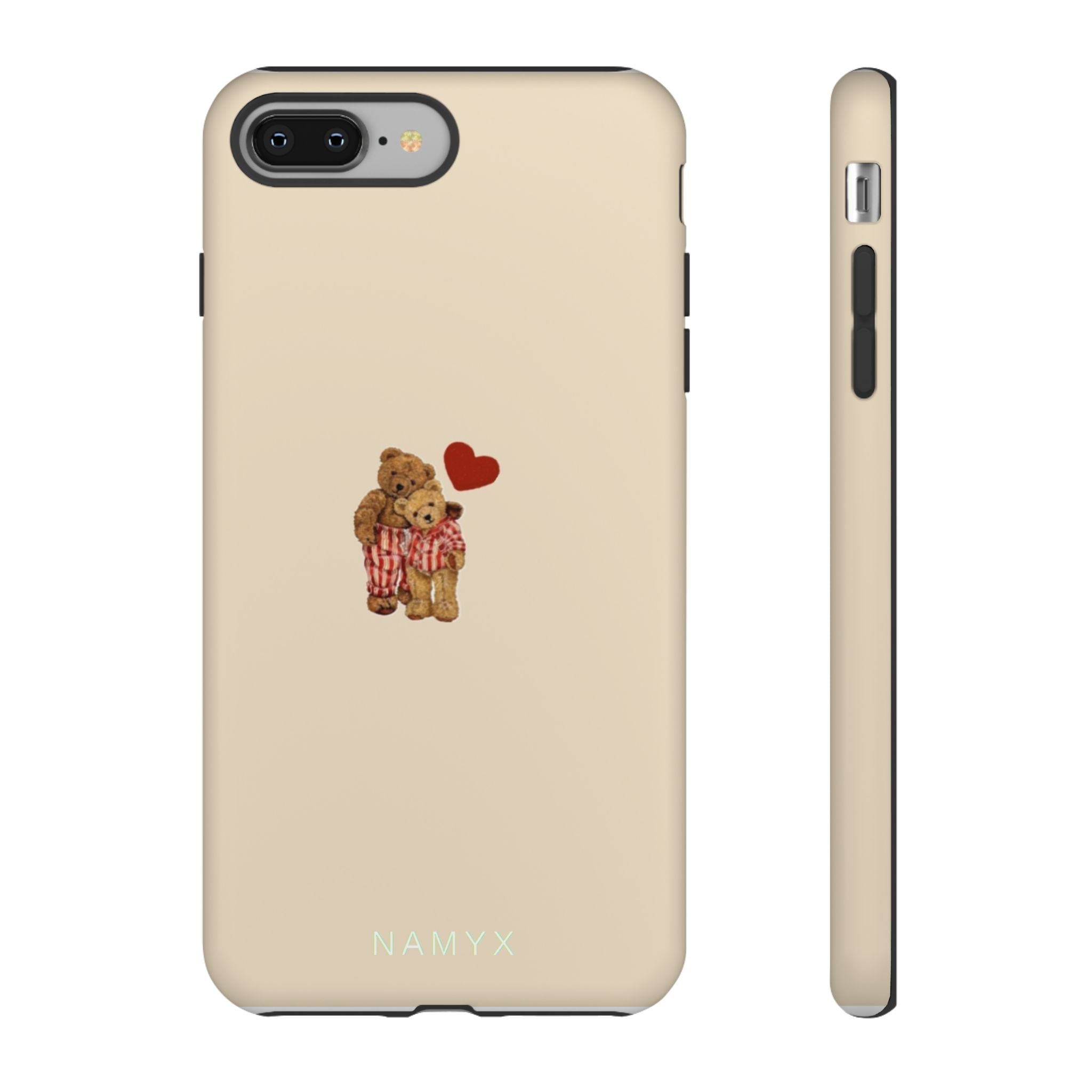 Teddy Heart Phone Case — Cute Vintage Plush Bear Protective iPhone Case