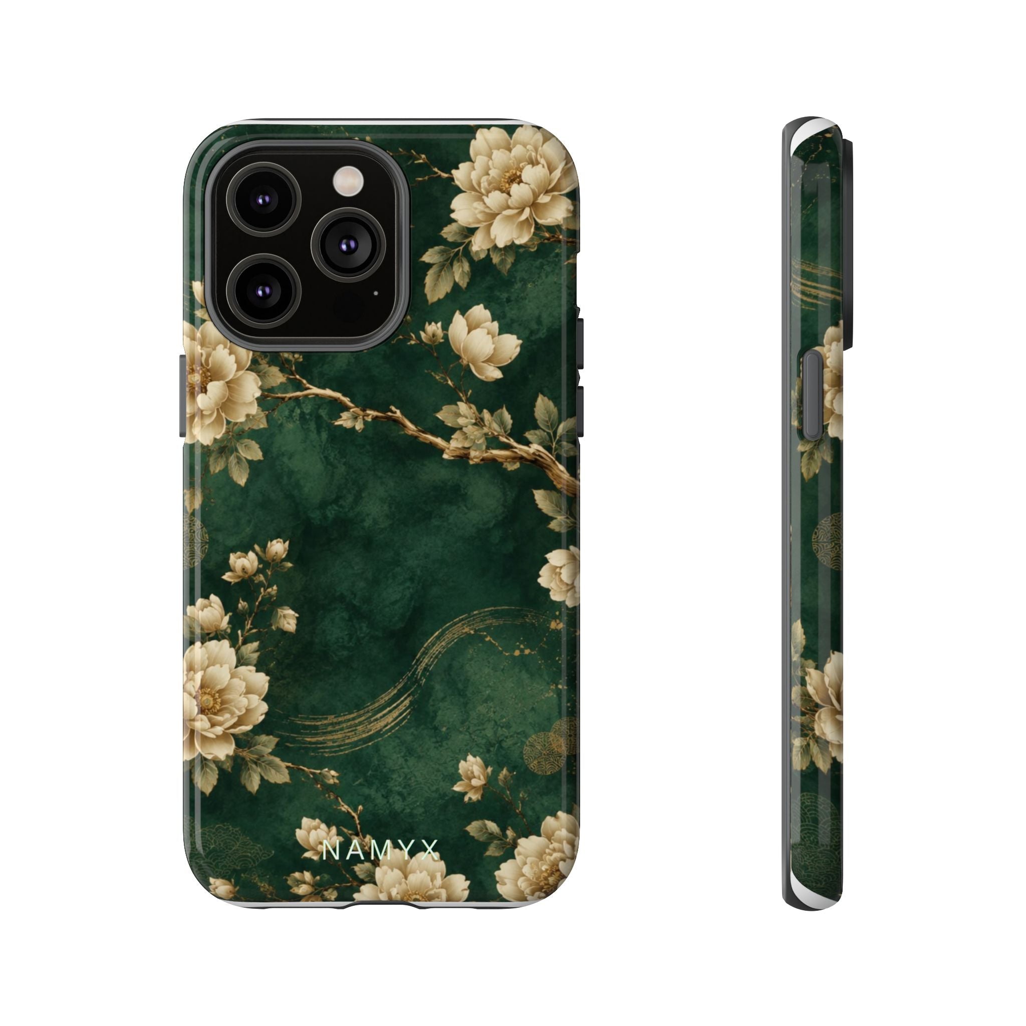 Floral Jade Tough Phone Case