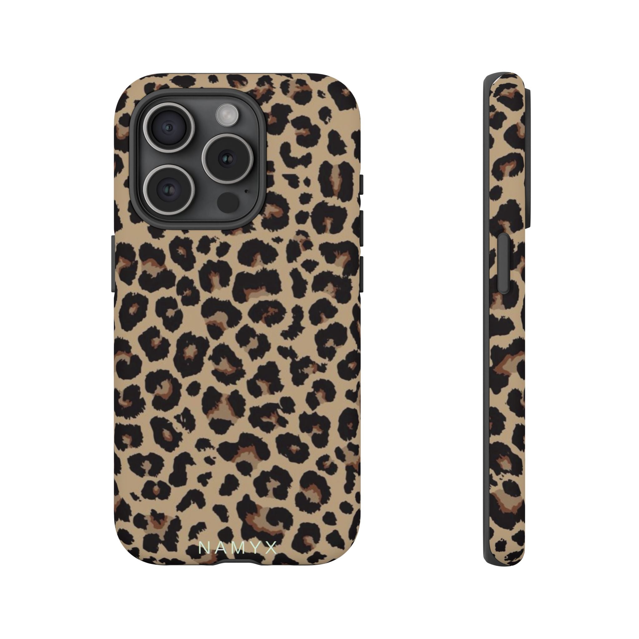 Leopard Print Tough Phone Case – Durable Protective Animal Print Phone Cover