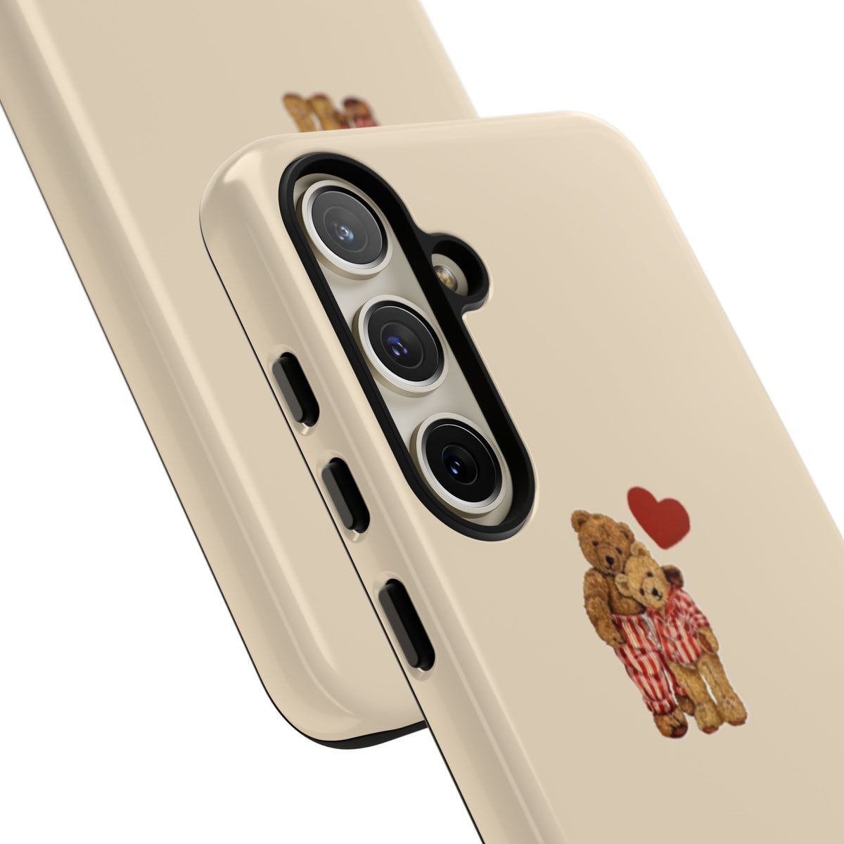 Teddy Heart Phone Case — Cute Vintage Plush Bear Protective iPhone Case