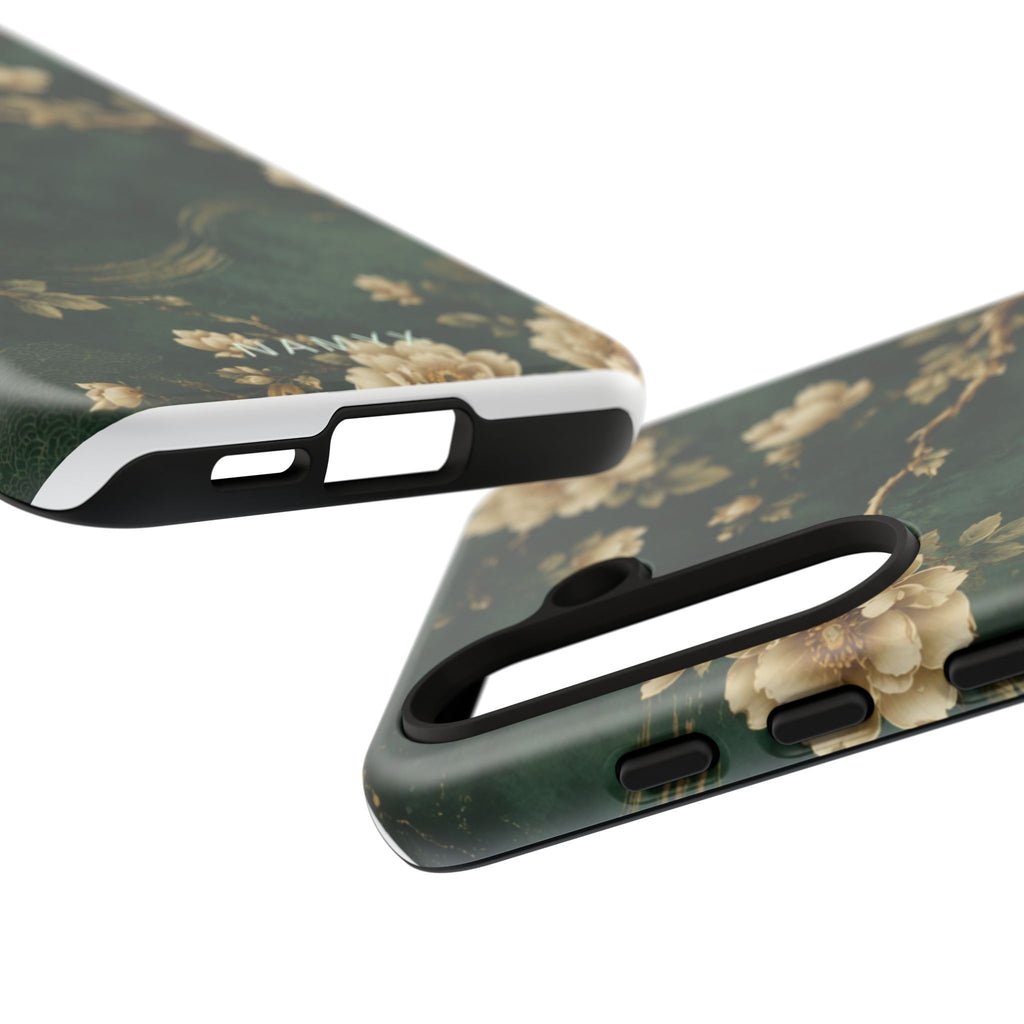 Floral Jade Tough Phone Case