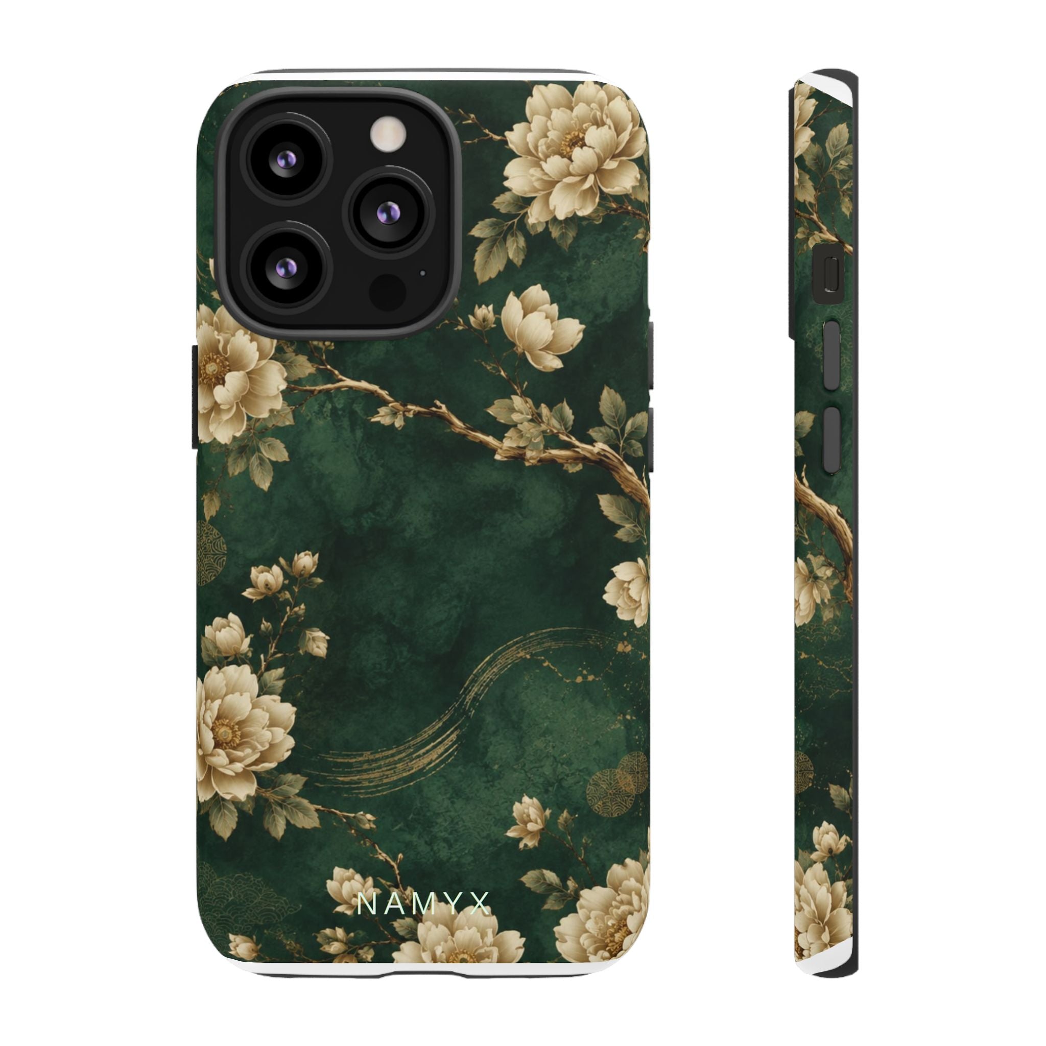 Floral Jade Tough Phone Case